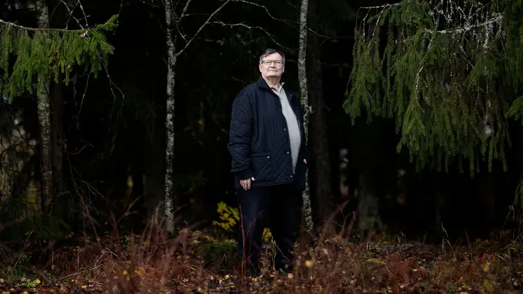 Metsänomistaja Erkki Oksanen liitti metsänsä yhteismetsään